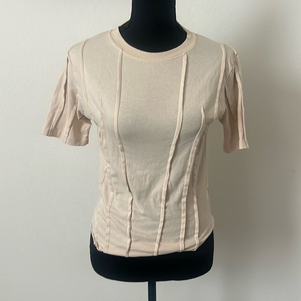 Misguided Beige Shirt with Texture